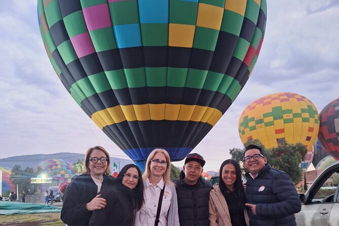 All-inclusive hot air balloon flight over Teotihuacan - The optional Guadalupe Basilica stop