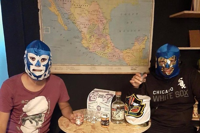 Authentic Lucha Libre Tour : Wrestling School, Tacos & Mezcal - Tacos, Mezcal, and the Start of the Evening