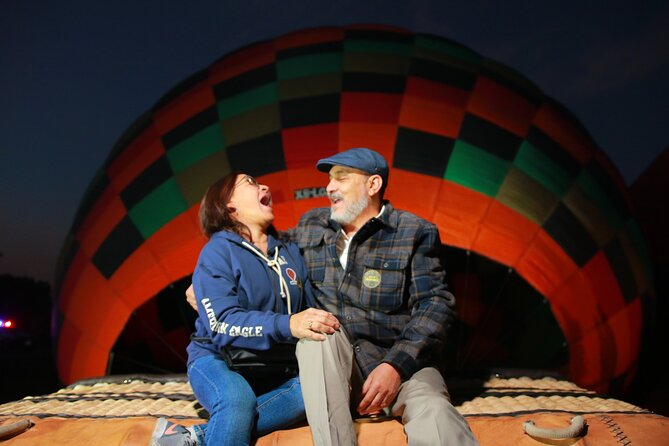 Balloon flight + Breakfast + Pyramids + Transportation (Optional) - Watching the balloon come alive