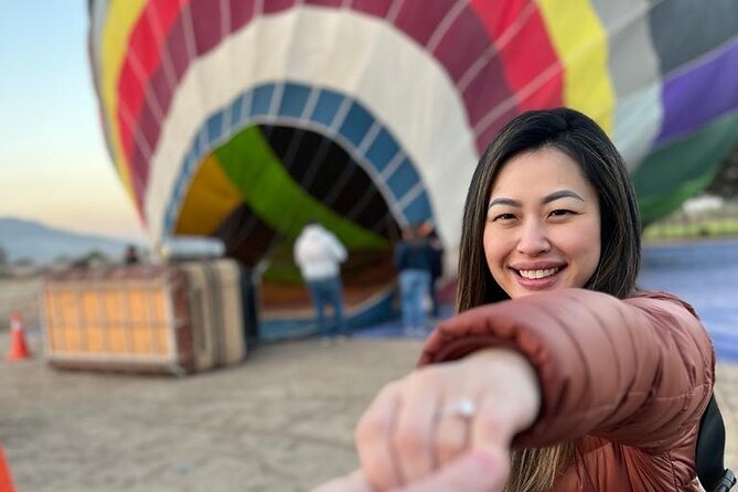 Balloon flight + pick up in CDMX + Breakfast in Cave + Pyramids - Obsidian, maguey, and the sales stop