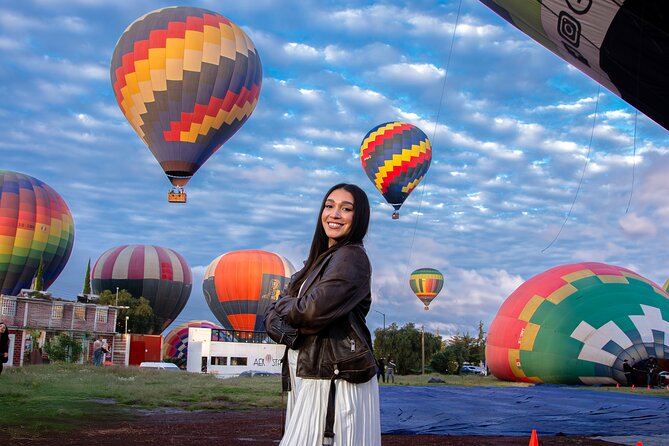 Balloon flight + pick up in CDMX + Breakfast in Cave + Teotihuacan - A 4:30 a.m. start from Mexico City