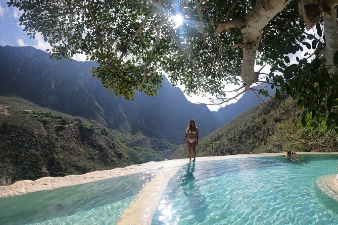 Early & Express Tolantongo Hot Springs - Pools, cave, tunnel, waterfall, and river
