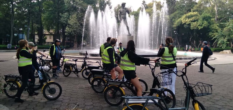 Electric Bike City Tour with a taco stop. - Why an e-bike is a good way to see Mexico City