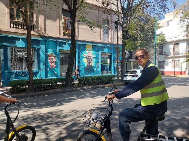 Electric Bike City Tour with a taco stop. - Pastelería Ideal, Barrio Chino, and the food pauses