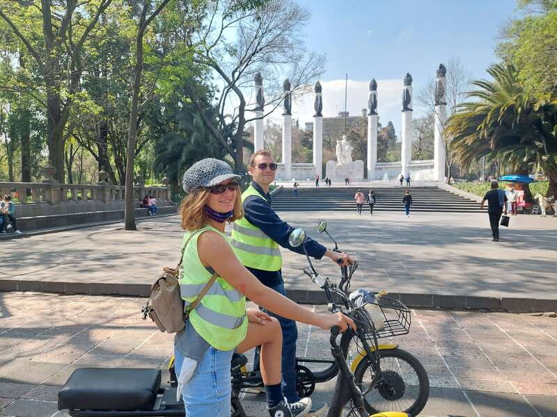 Electric Bike City Tour with a taco stop. - Plaza de San Juan and the move toward Chapultepec