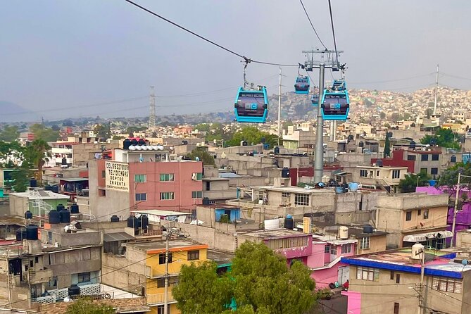 Fly over to the Unexplored Parts of CDMX by Cable Car - Museum of Cultures by Iztapalapa Passion