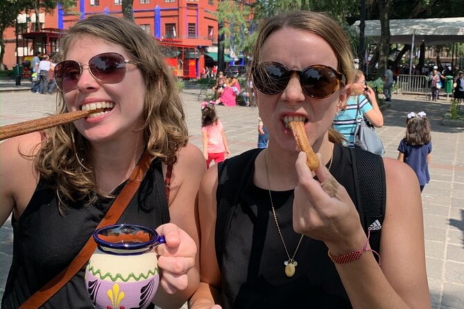Frida Kahlo VIP [Museum Tickets Included] Walk, Markets & Churros - Plaza de la Conchita and the quieter side of Frida’s neighborhood