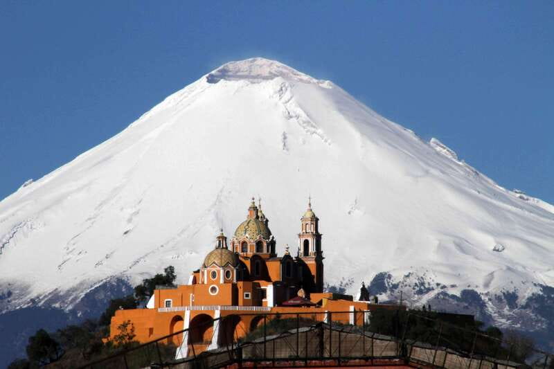 From Mexico City: Cholula Pyramid & Puebla Small Group Tour - San Francisco Acatepec and a second church style