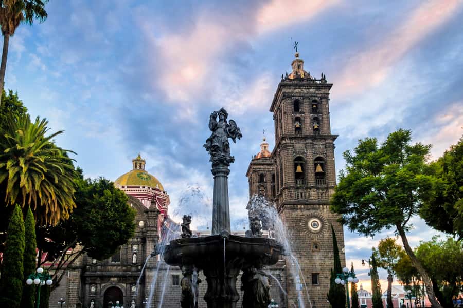 From Mexico City: One-day adventure: Puebla, Cholula, and Tonantzintla - Seeing Cholula’s Great Pyramid from above
