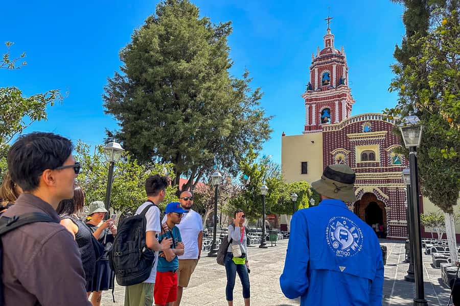 From Mexico City: Puebla, Cholula and Tonantzintla Day Trip - Cholula and the Great Pyramid