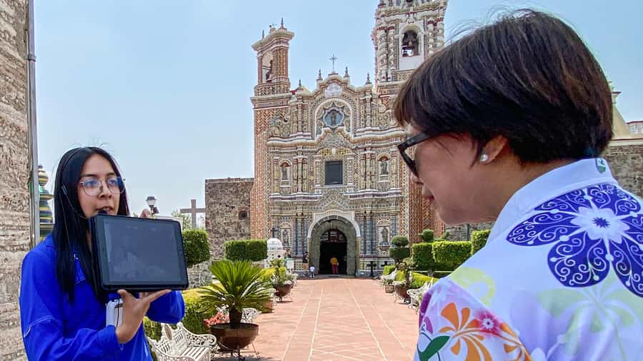 From Mexico City: Puebla, Cholula and Tonantzintla Day Trip - The extraordinary interior of Tonantzintla