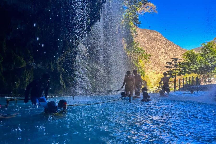 From Mexico City: Small Group Tour to the Tolantongo Caves - Paradise Tunnel, bridge, and zip line options