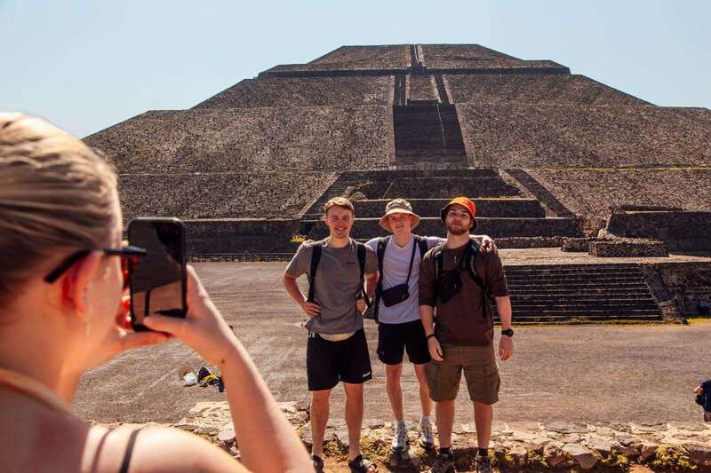 From Mexico City: Teotihuacan Pyramids and Bike Tour - San Martín de las Pirámides and the cave visit