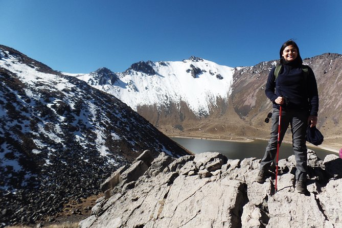 Hike at Nevado de Toluca Volcano - The crater lagoons and the Xinantecatl setting