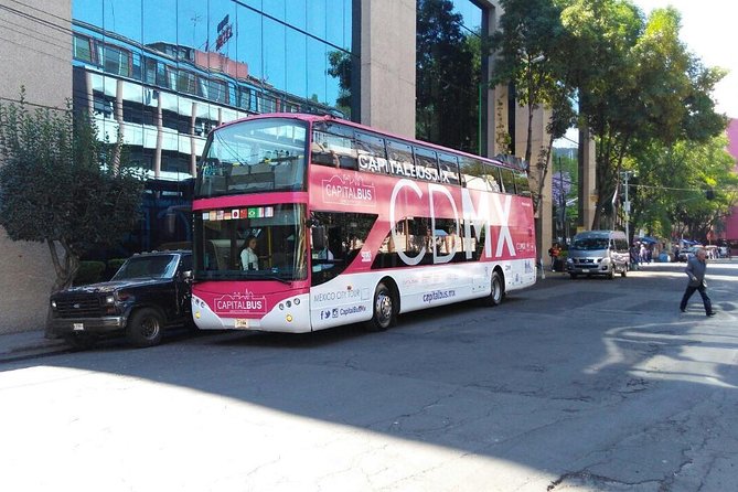Hop-on Hop-off or Night Tour Tourist Bus in Mexico City - Santa Fe, shopping, and breaks from sightseeing