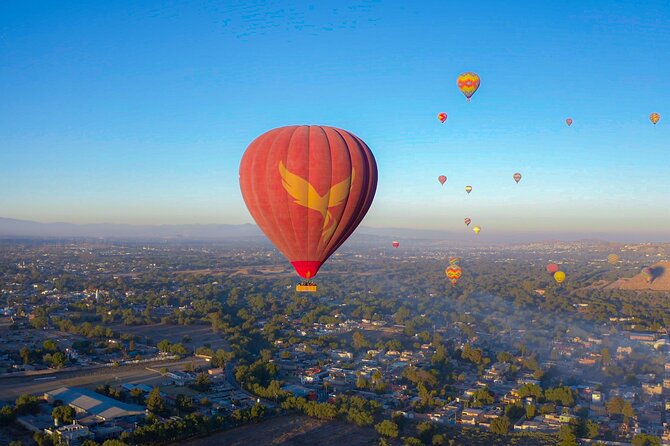 Hot Air Balloon Rides in Teotihuacan with Breakfast - Seeing Teotihuacan from a hot-air balloon