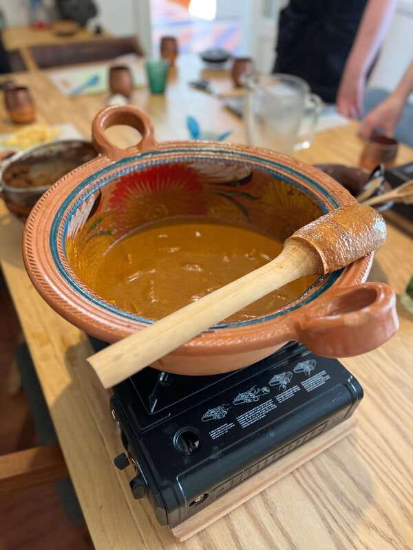 Market tour, cooking class & three-course Mexican feast - A home setting with a personal feel