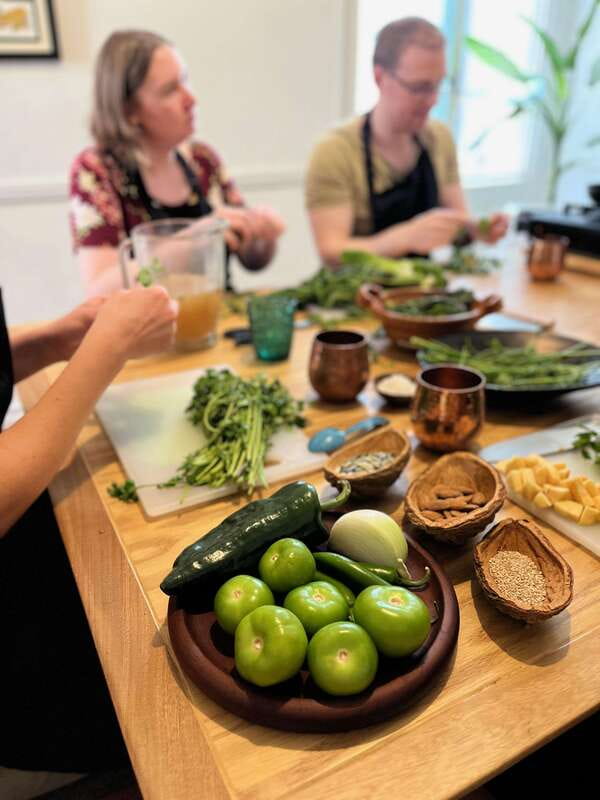 Market tour, cooking class & three-course Mexican feast - The three-course feast at the end