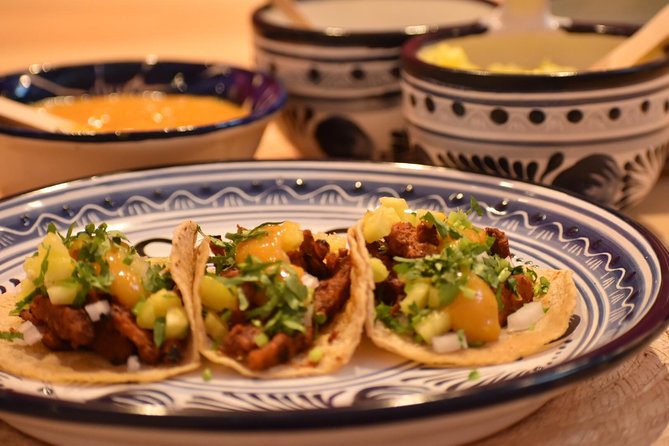 Mexican Street Tacos Hands-on Cooking Class and Market Tour - Three salsas that change the meal