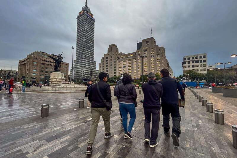 Mexico City at Night Walking tour with optional Torre Latino - Madero Street and a quick architectural lesson