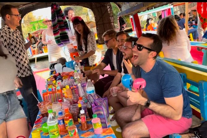 Mexico City Canals by Boat with Live Commentary with Meal Drinks - Food, sweets, and drinks on the water