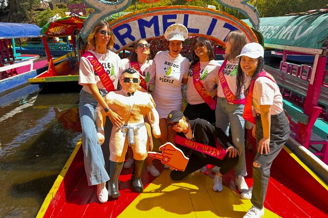 Mexico City Canals by Boat with Live Commentary with Meal Drinks - The Island of the Dolls and its macabre legend