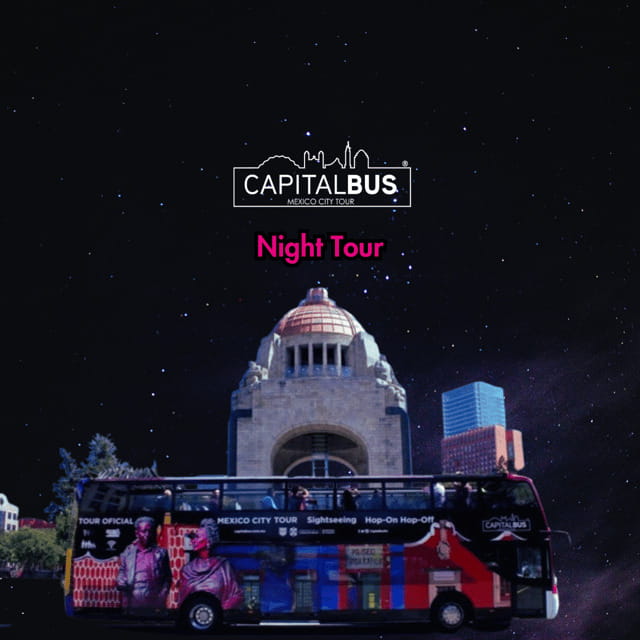 Mexico City: Double Decker Bus Night Tour - Juarez Avenue and the Angel of Independence