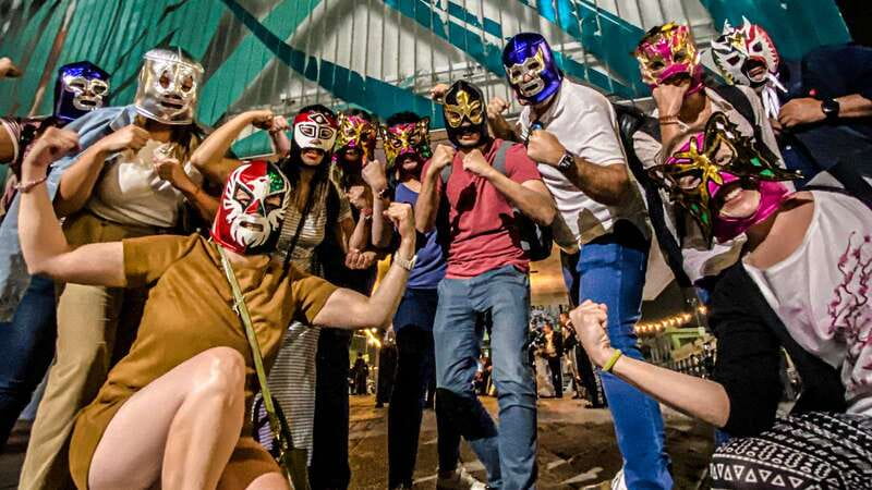Mexico City: Lucha Libre Show, Walking Tour & Tequila - Walking through Mexico City’s historic center
