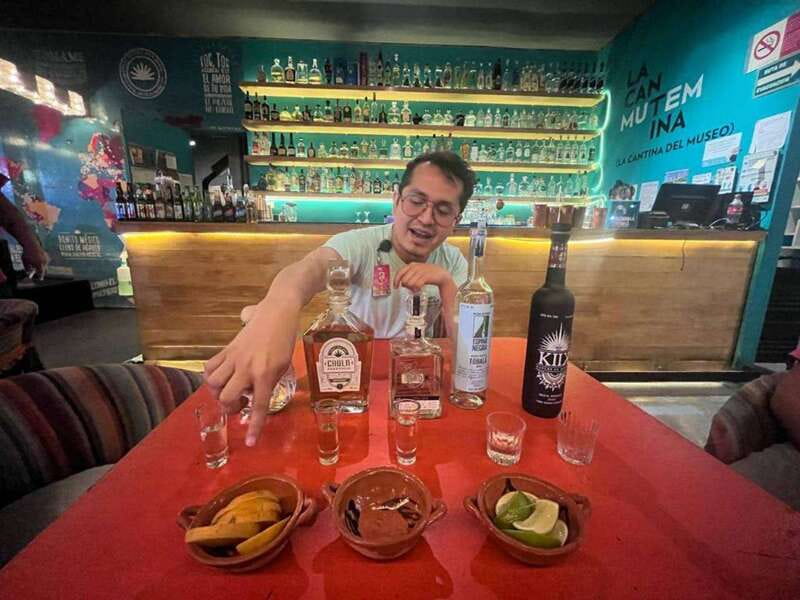 Mexico City: Tequila and Mezcal Museum Tour with Tasting - Bottle displays, oddities, and a little art
