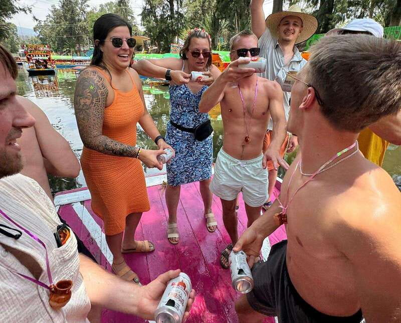 Mexico City: Xochimilco Boat Party with Unlimited Drinks - Games, music, and meeting people on board