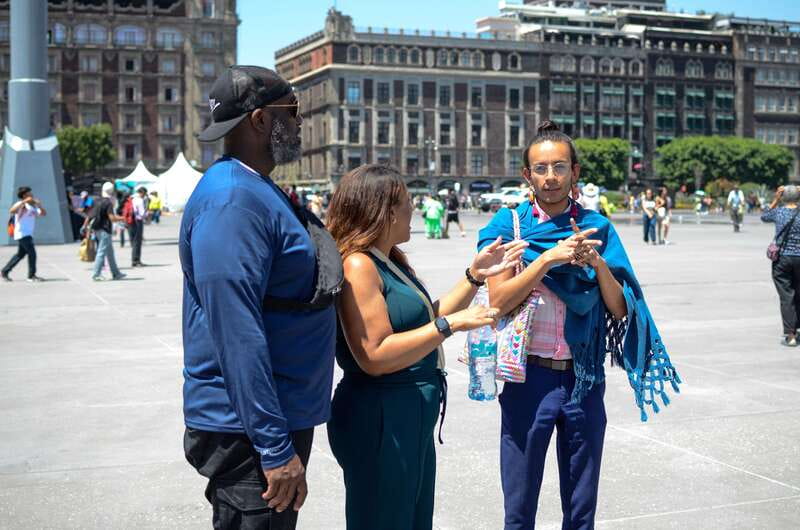 Mexico City: Zocalo Tacos Tour by Michelin-Star Chef Torres - The final restaurant, mezcal, and regional sweets