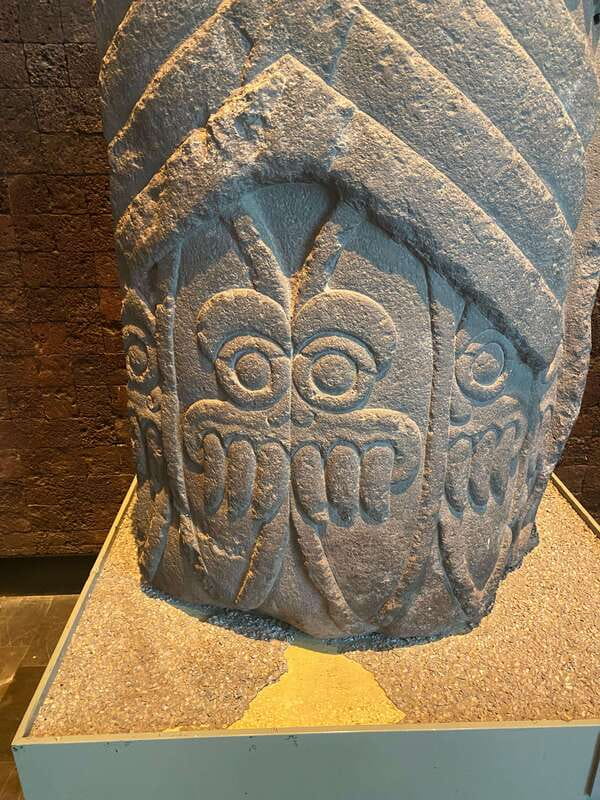 National Museum of Anthropology: a journey into Mexico's past - English lang. - Meeting near the Mexican flag
