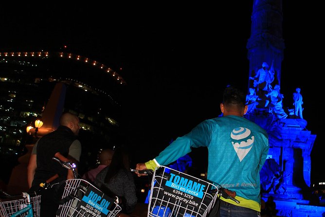 Neon Bike Party - Private Bike Tour - Palacio Postal, the route’s grandest stop