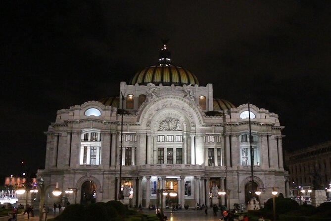 Night Tour of Mexico City Panoramic Ride on a Double-Decker Bus - The modern towers and shopping complex