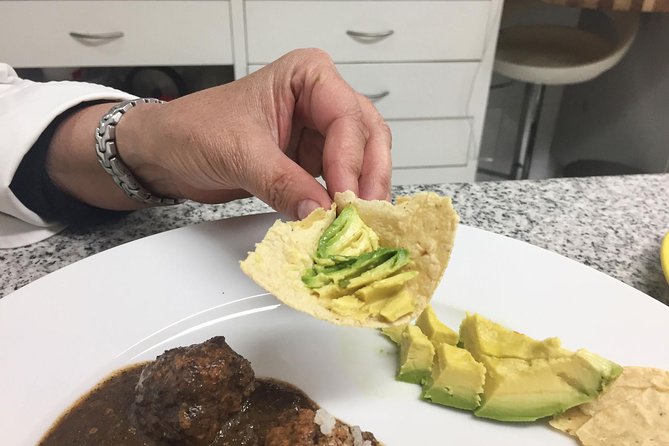 Private Mexican Cooking Class with Gastronomic Historian, Lucia - The garden meal is part of the experience