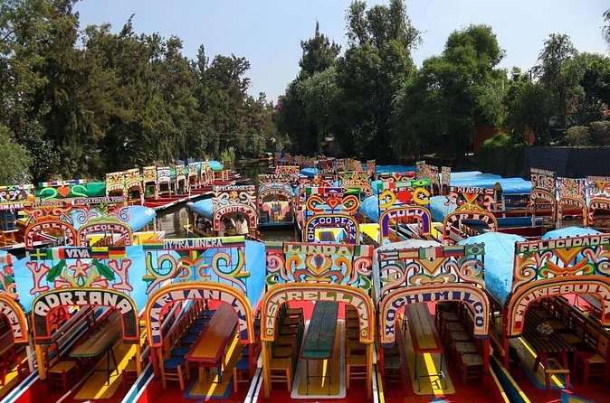 Private/Shared Tour Xochimilco Coyoacán optional Frida Kahlo - The one-hour trajinera ride
