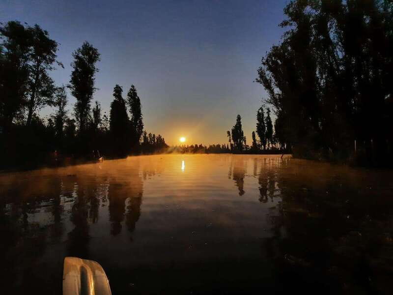 Sunrise in Xochimilco - A quiet two-hour ride by trajinera