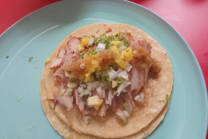 Taco and History Tour in the All Inclusive Historic Center - Finishing with cochinita pibil and horchata at Coox Hanal