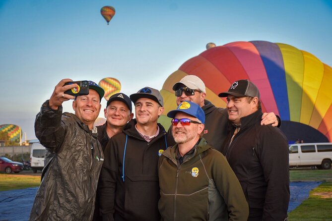 Teotihuacan Balloon Flight Transportation and Breakfast in a Natural Cave - Coffee, balloon inflation, and sunrise views