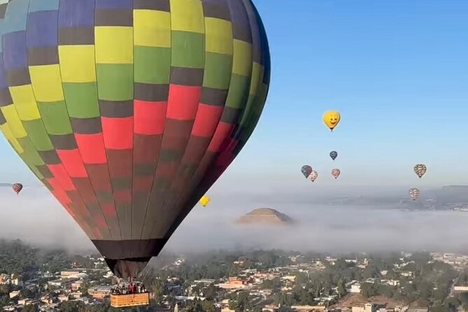 Teotihuacan balloon flight with cave breakfast and CDMX pickup - Choosing your time at the archaeological zone
