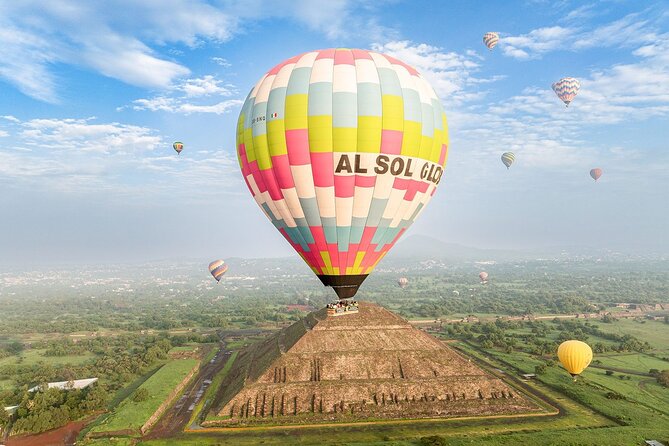 Teotihuacan Hot Air Balloon Tour - What you see above the archaeological zone