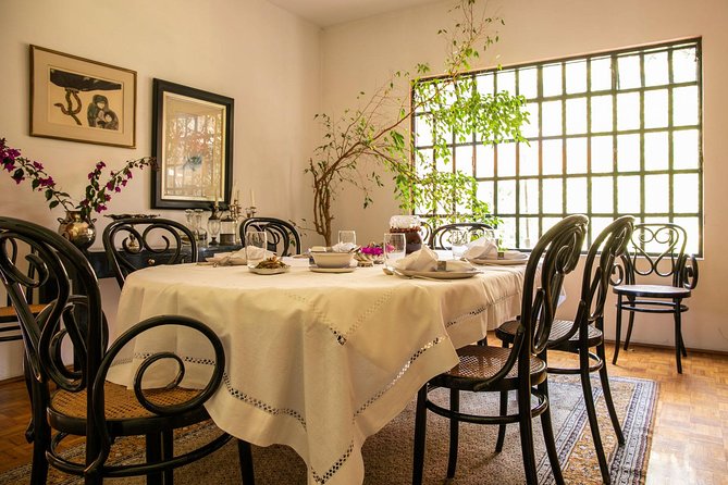 Traditional Cooking Class in Mexico City at Margarita's Home - Sitting down to eat what you prepared