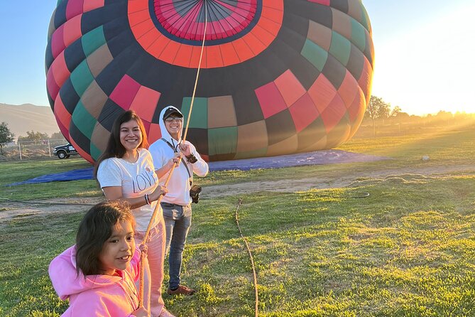 Transportation and Hot Air Balloon Flight Teotihuacán - The landing toast and flight certificate