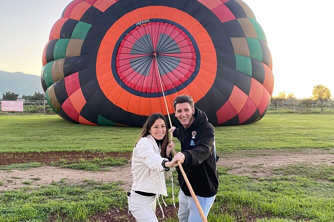 Transportation and Hot Air Balloon Flight Teotihuacán - Breakfast at about 8:15am