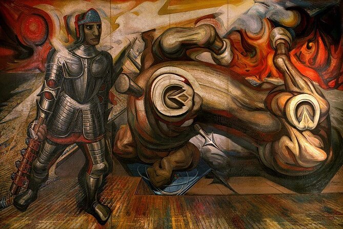 Walking Tour - Impressive murals in Historical Center of Mexico City - The Education Ministry’s enormous courtyards