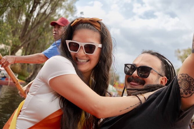 Xochimilco Party Pickup Included - Riding a trajinera through the canals