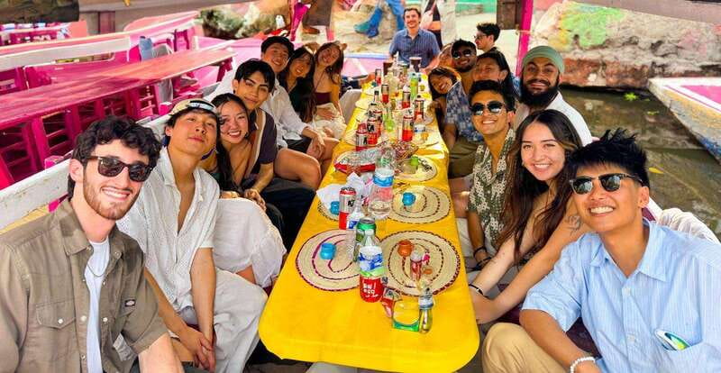 Xochimilco: Tequila tasting (unlimited) and cultural party on a boat - The tasting workshop: mezcal, tequila, and Mexican games